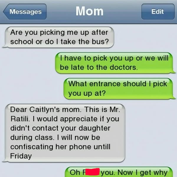 Comical Texts Parents Sent Their Kids